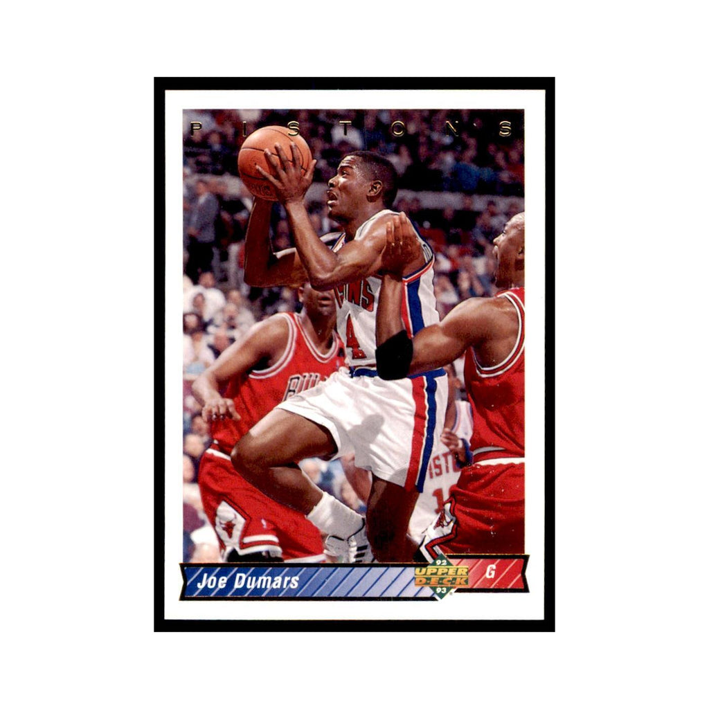 1992 Upper Deck Joe Dumars Basketball Cards #268