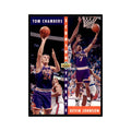 1992 Upper Deck Tom Chambers/Kevin Johnson Basketball Cards #64