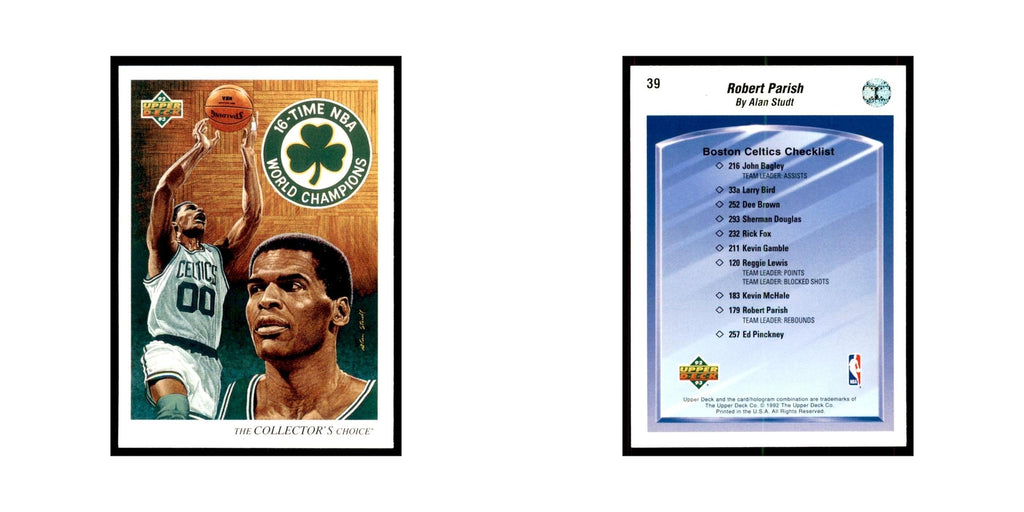 1992 Upper Deck Robert Parish Basketball Cards #39