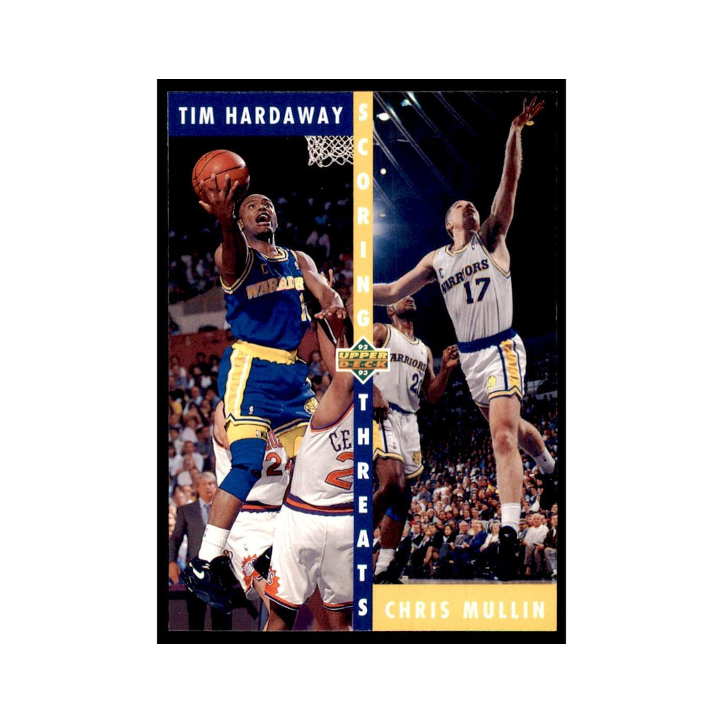 1992 Upper Deck Tim Hardaway/Chris Mullin Basketball Cards #65