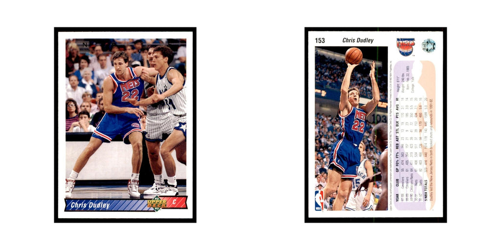 1992 Upper Deck Chris Dudley Basketball Cards #153