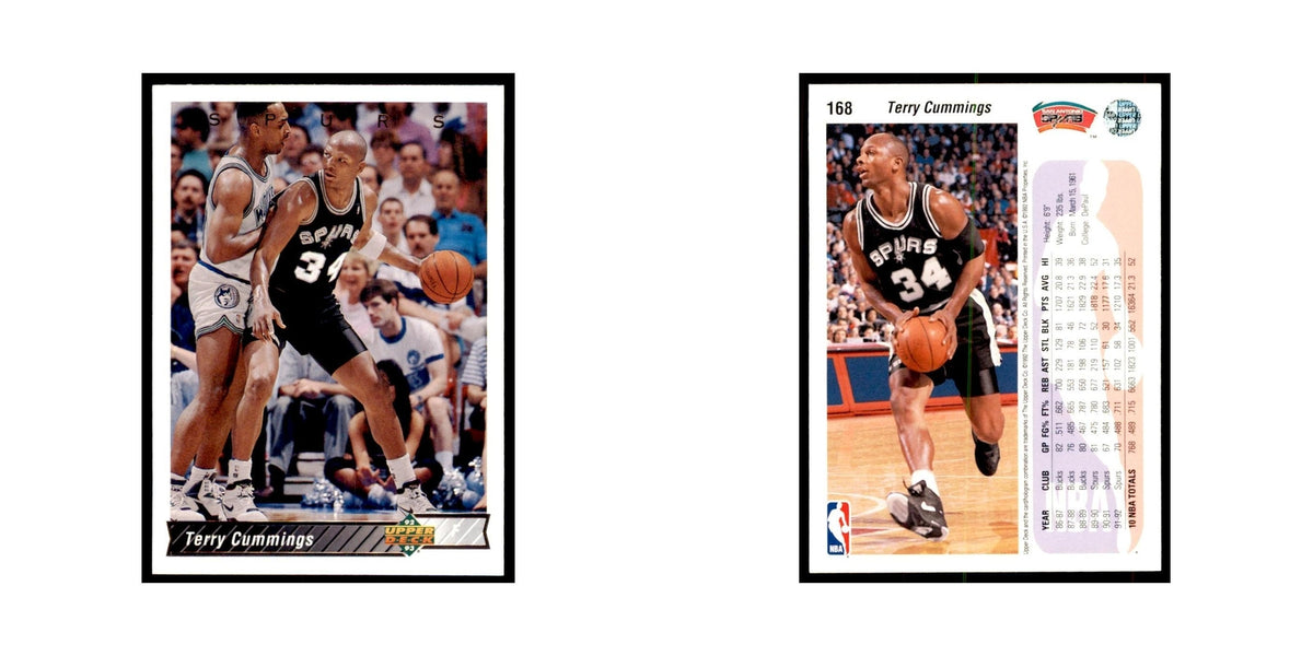 1992 Upper Deck Terry Cummings Basketball Cards #168