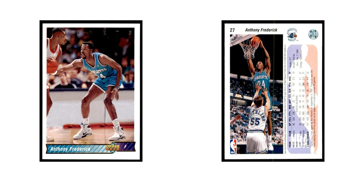 1992 Upper Deck Anthony Frederick Basketball Cards #27