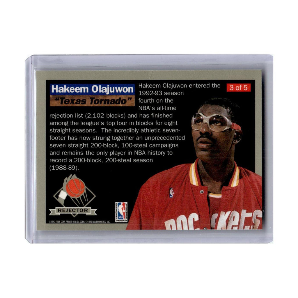 1992 Fleer Ultra Hakeem Olajuwon Rockets #3