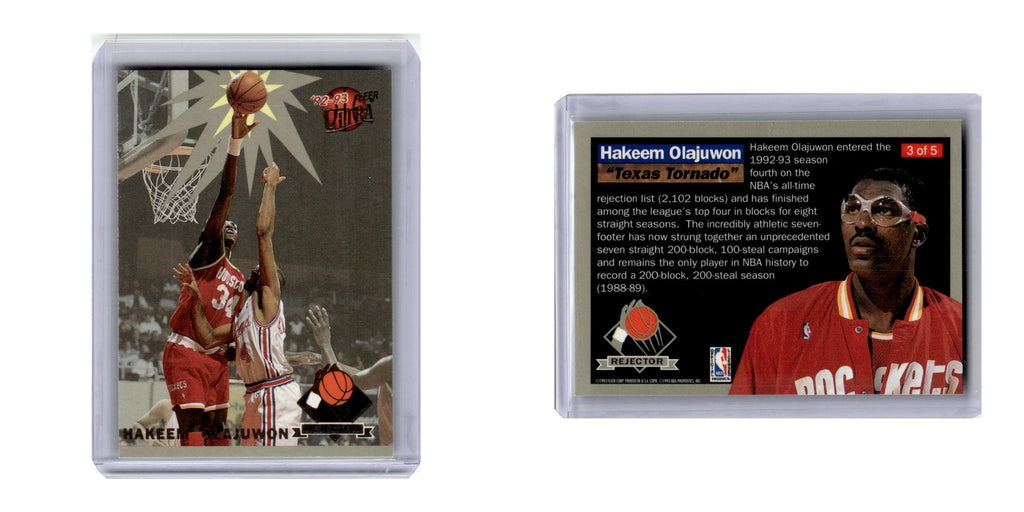 1992 Fleer Ultra Hakeem Olajuwon Rockets #3
