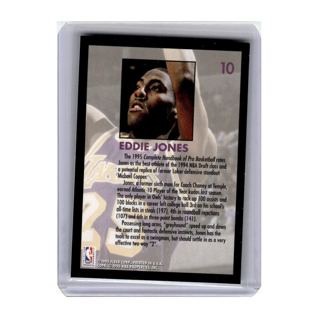 1994 Fleer Lottery Eddie Jones Lakers #10