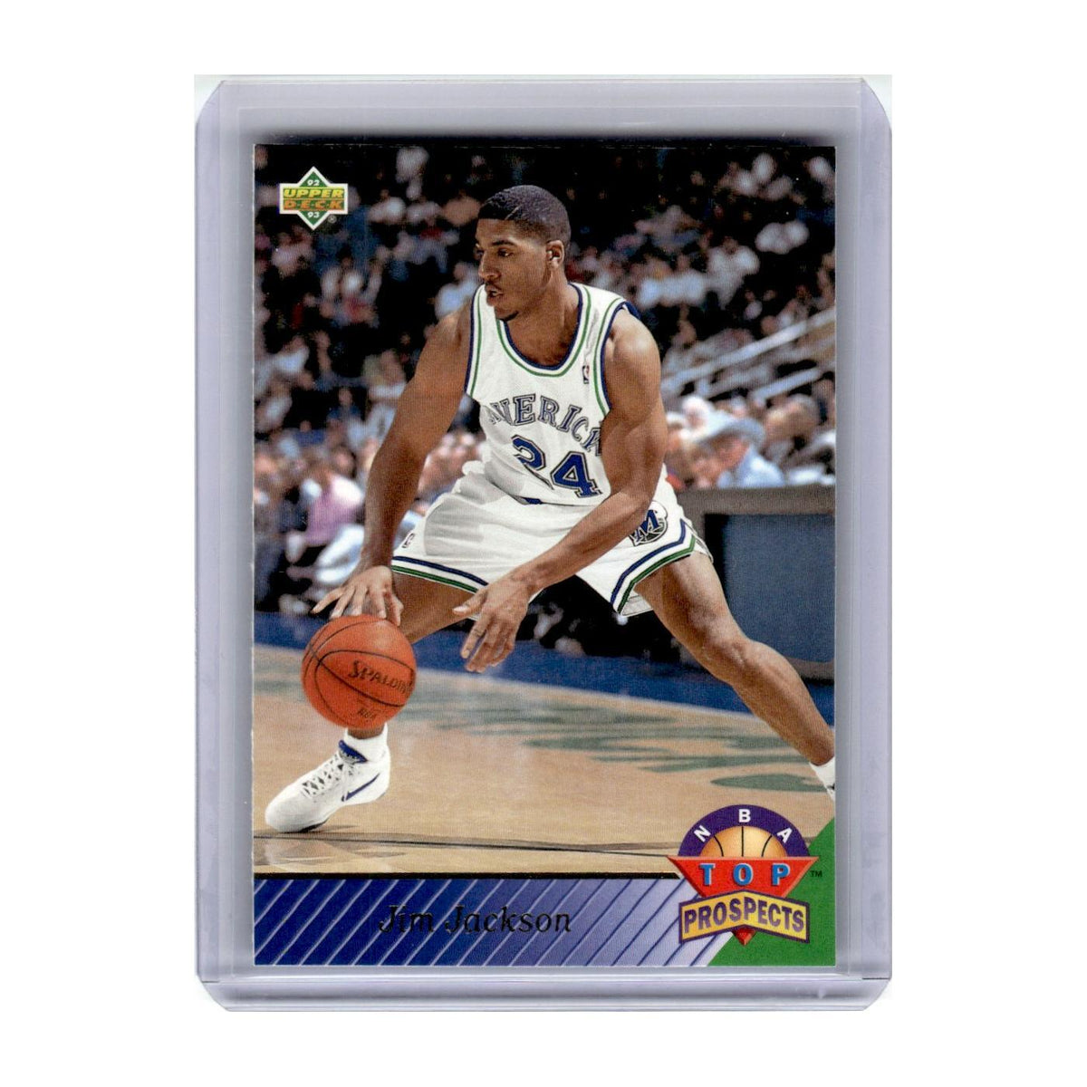 1992 Upper Deck Jim Jackson Mavericks #458
