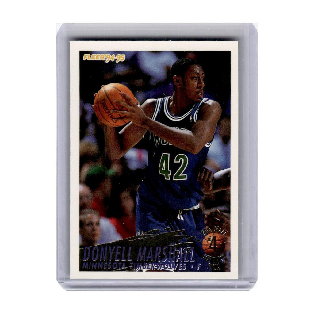 1994 Fleer Lottery Donyell Marshall Timberwolves #4