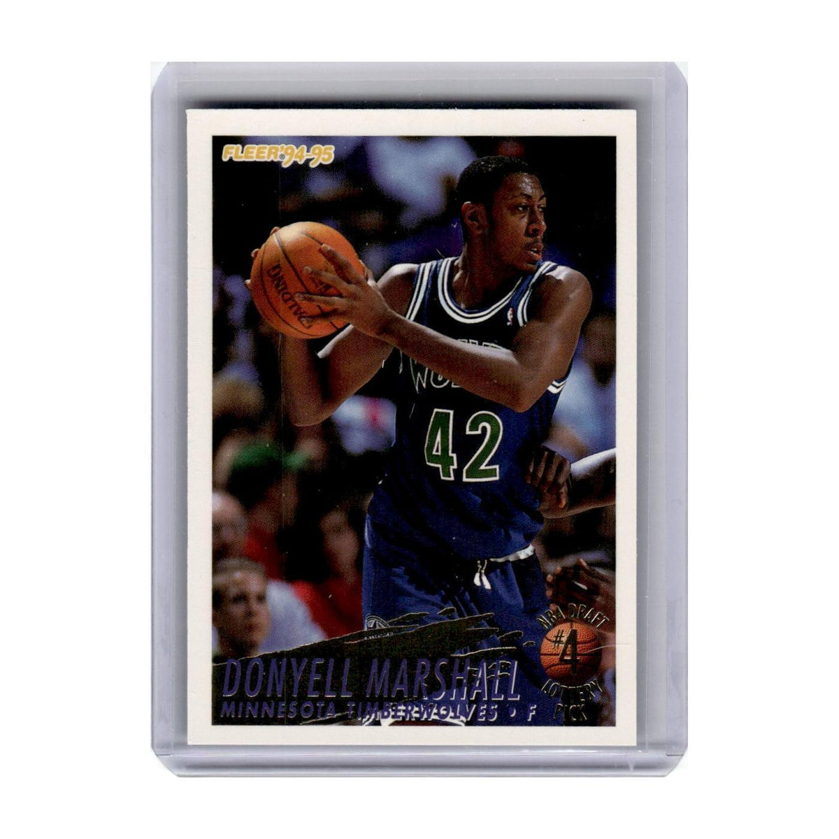 1994 Fleer Lottery Donyell Marshall Timberwolves #4
