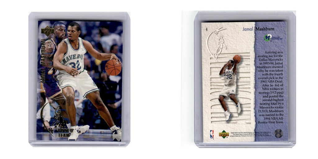 1994 Upper Deck Jamal Mashburn Mavericks #4