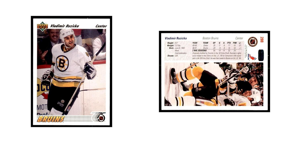 1991 Upper Deck Vladimir Ruzicka Hockey Cards #288