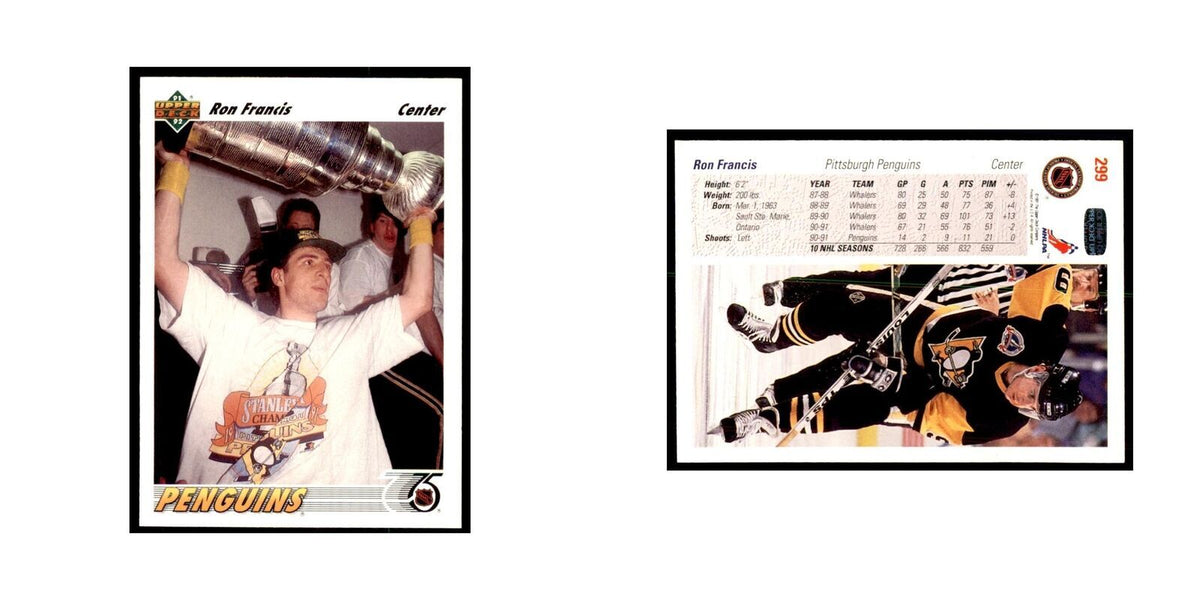 1991 Upper Deck Ron Francis Hockey Cards #299
