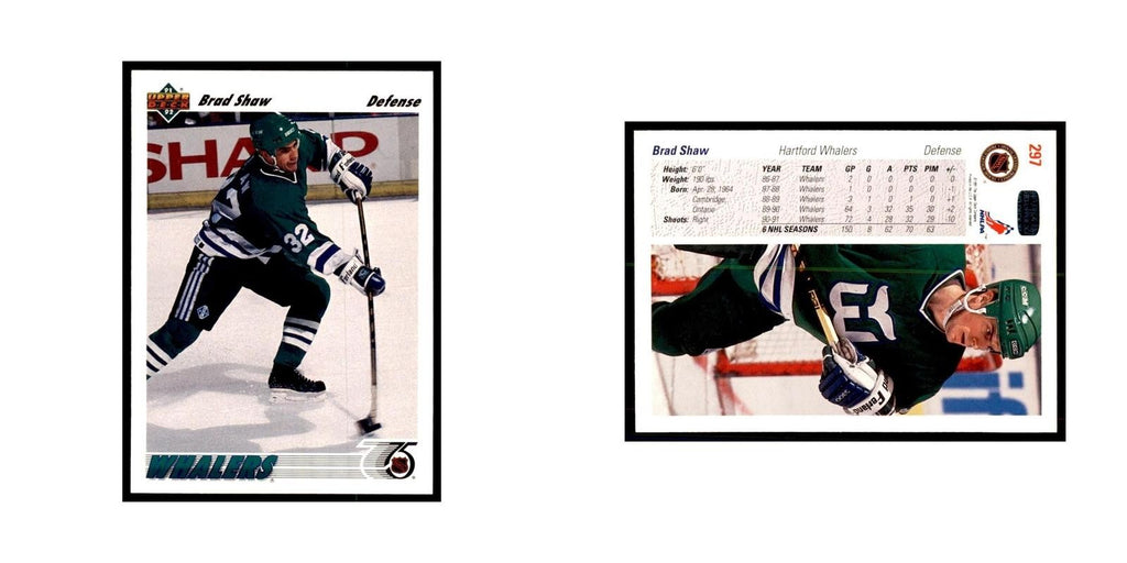 1991 Upper Deck Brad Shaw Hockey Cards #297