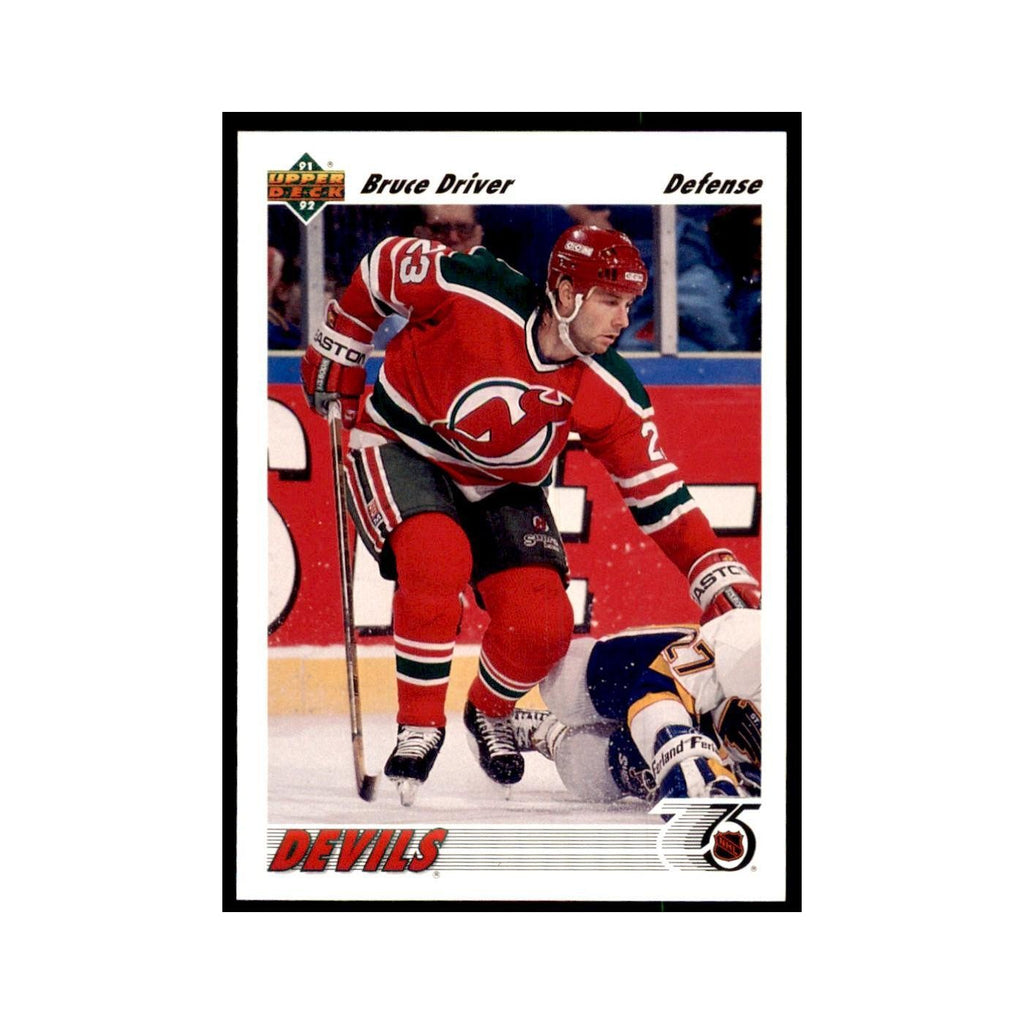1991 Upper Deck Bruce Driver Hockey Cards #292