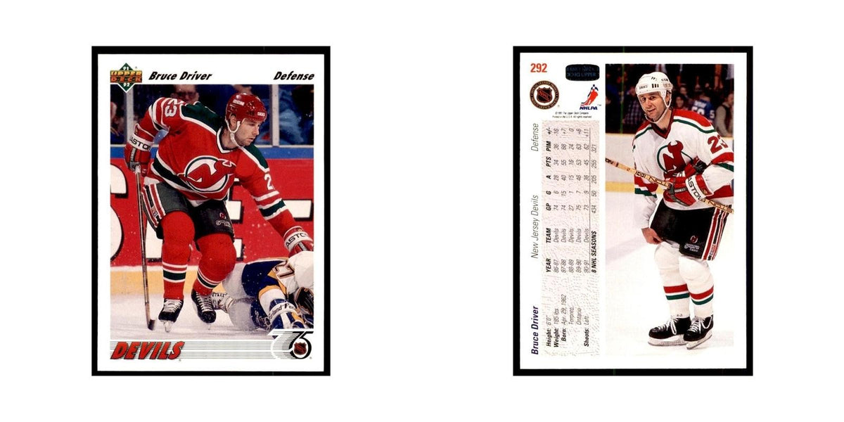 1991 Upper Deck Bruce Driver Hockey Cards #292