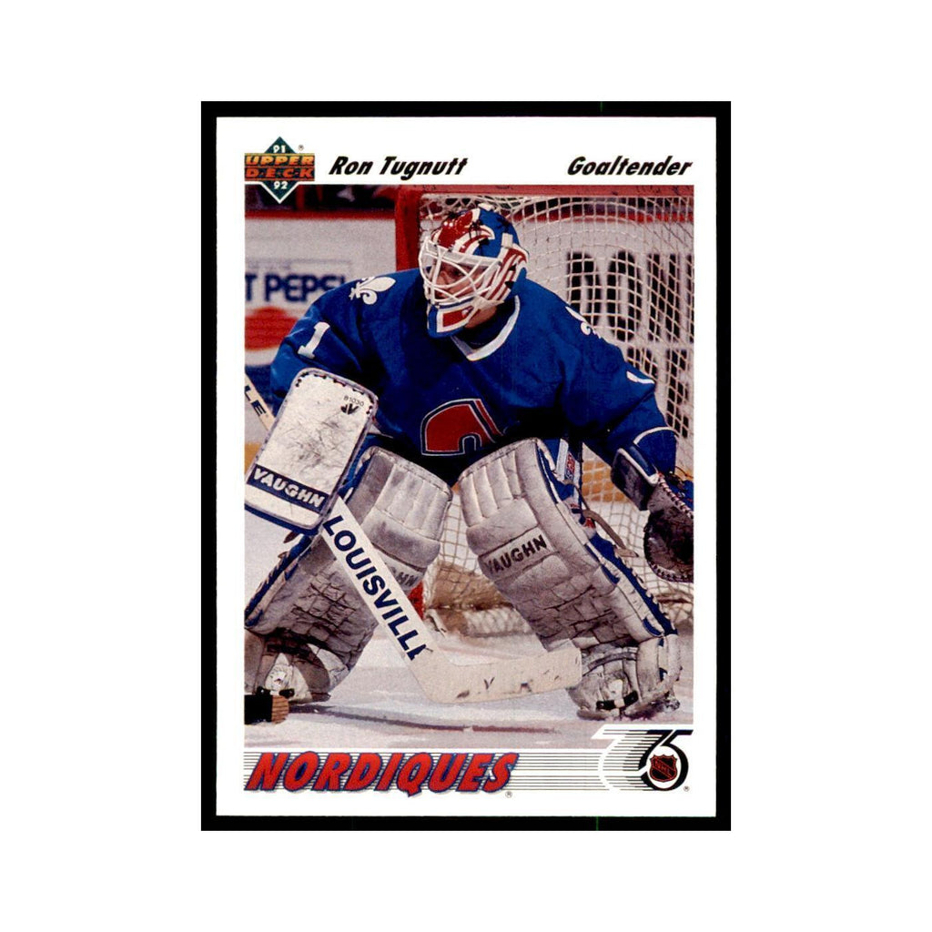 1991 Upper Deck Ron Tugnutt Hockey Cards #277