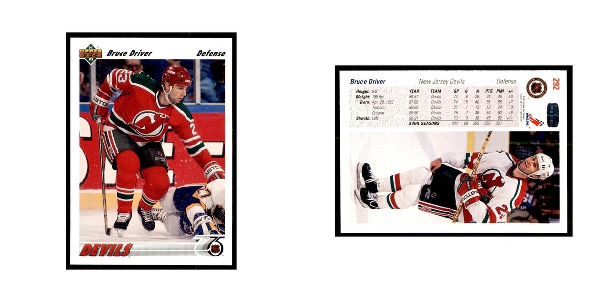 1991 Upper Deck Bruce Driver Hockey Cards #292