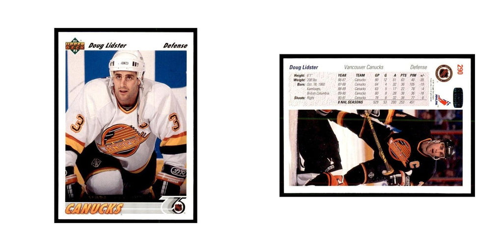 1991 Upper Deck Doug Lidster Hockey Cards #290