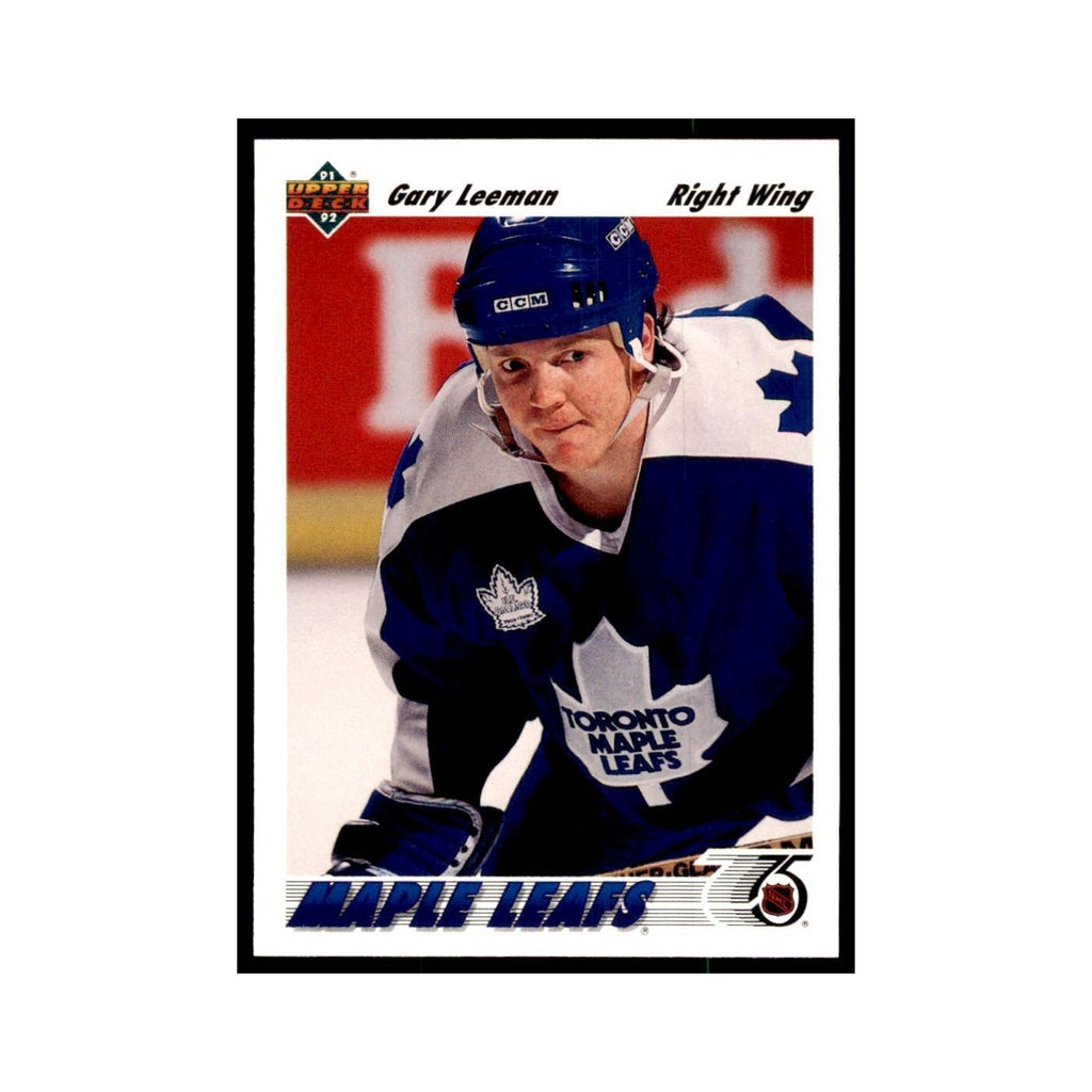 1991 Upper Deck Gary Leeman Hockey Cards #272
