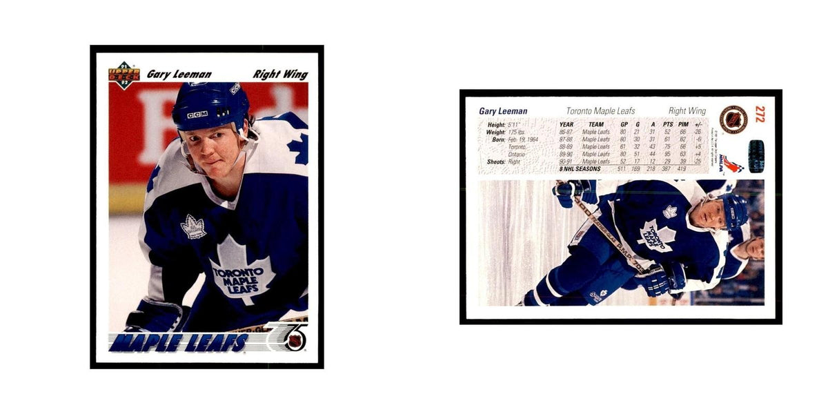 1991 Upper Deck Gary Leeman Hockey Cards #272