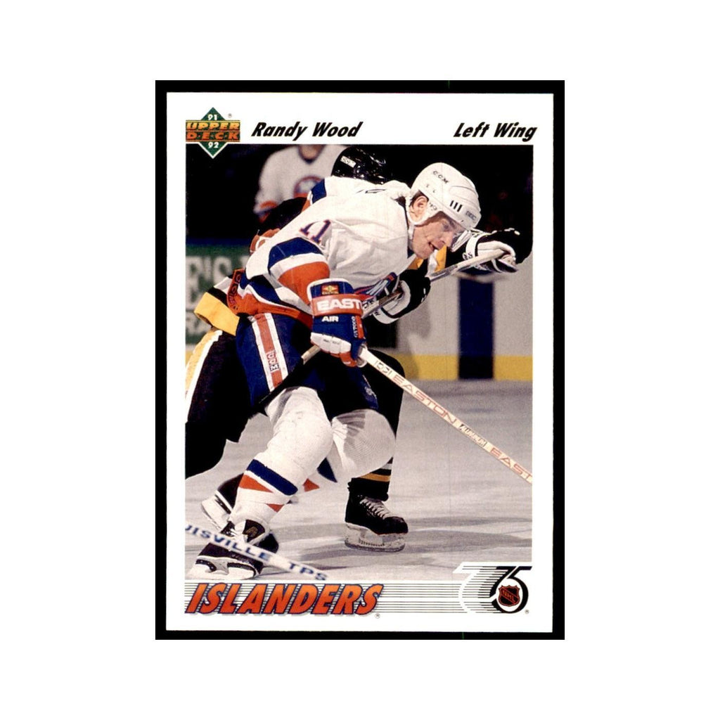 1991 Upper Deck Randy Wood Hockey Cards #289