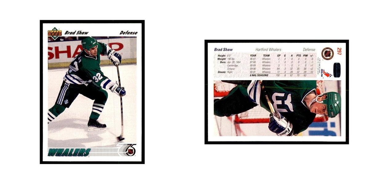 1991 Upper Deck Brad Shaw Hockey Cards #297