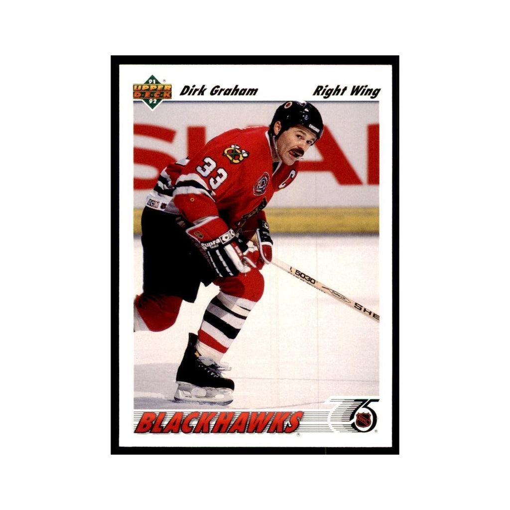 1991 Upper Deck Dirk Graham Hockey Cards #271