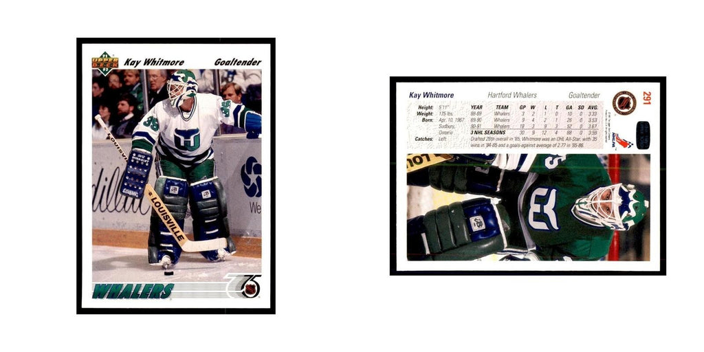 1991 Upper Deck Kay Whitmore Hockey Cards #291