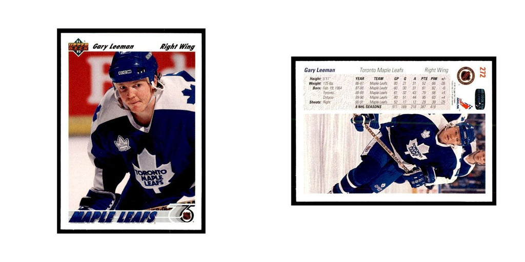 1991 Upper Deck Gary Leeman Hockey Cards #272