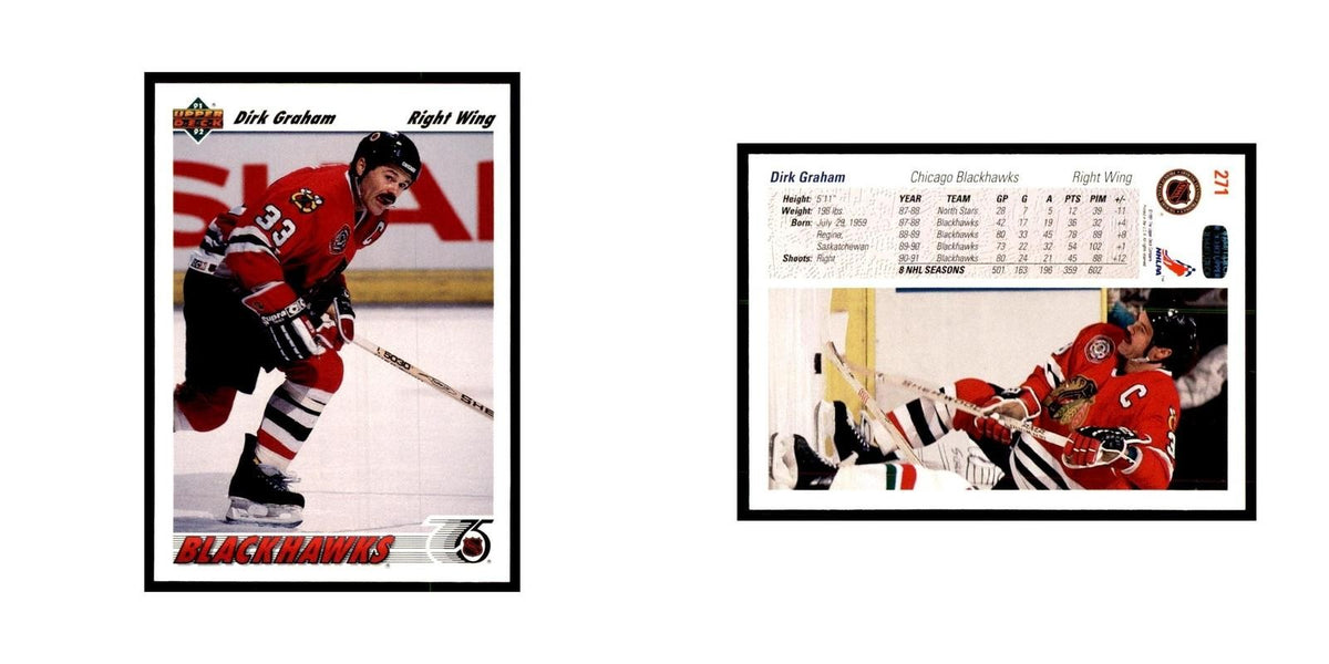 1991 Upper Deck Dirk Graham Hockey Cards #271