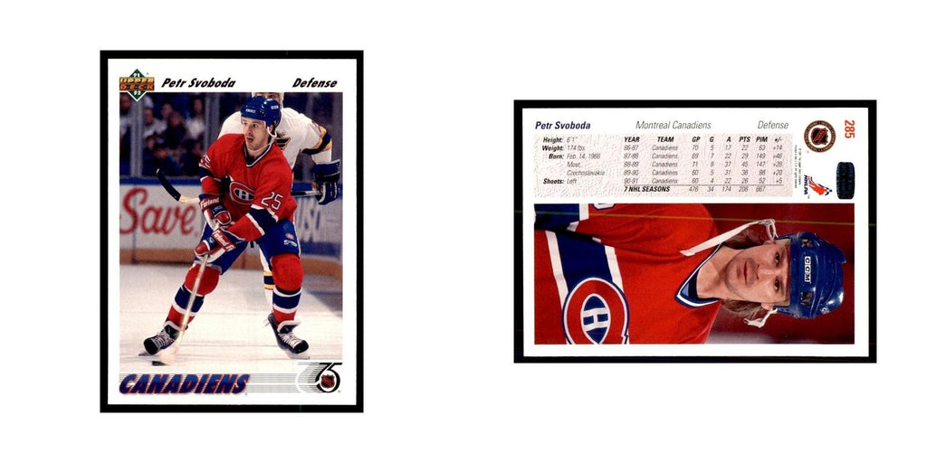 1991 Upper Deck Petr Svoboda Hockey Cards #285