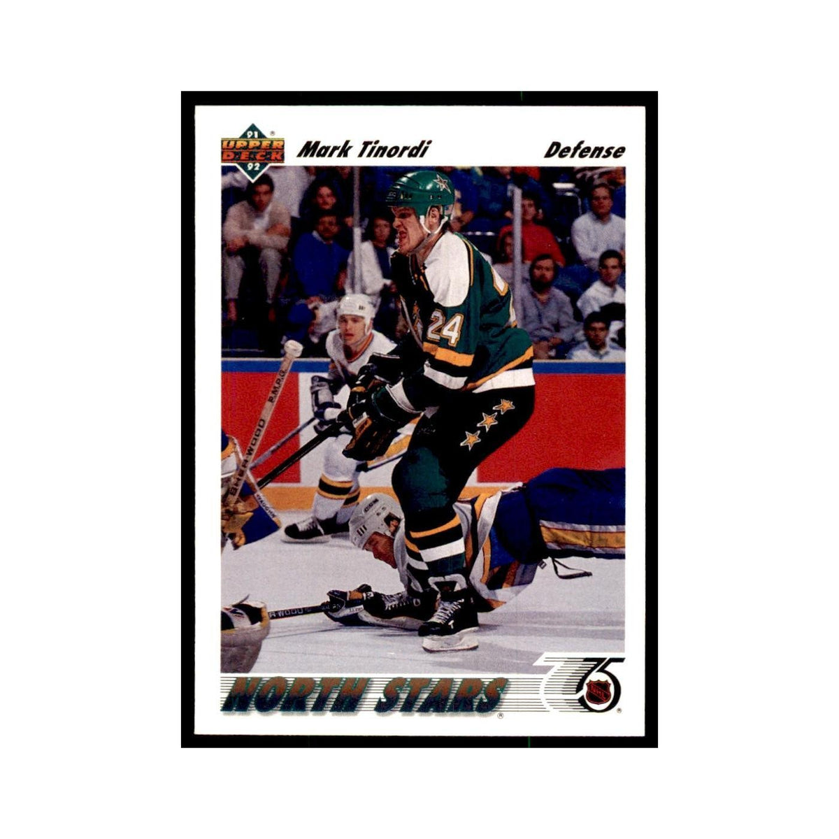 1991 Upper Deck Mark Tinordi Hockey Cards #295