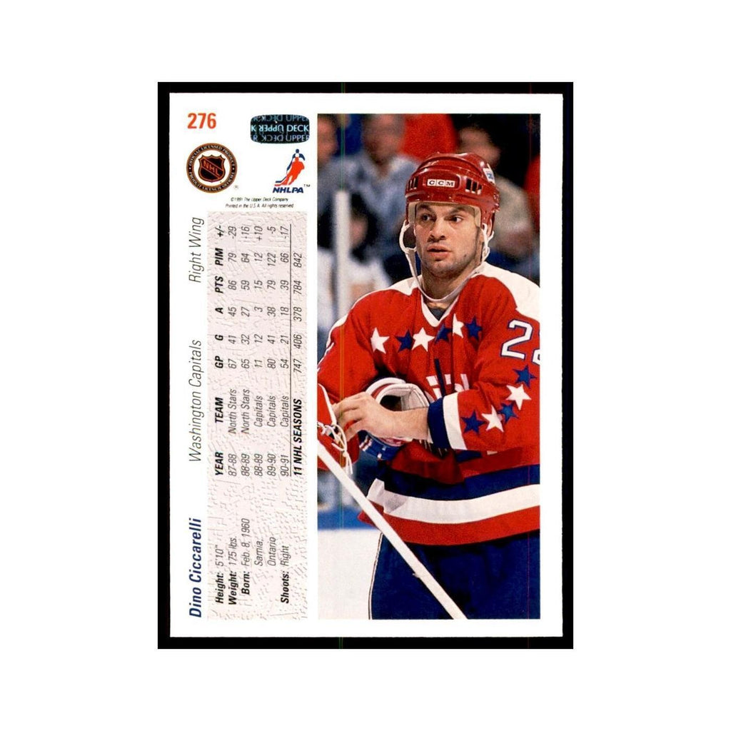 1991 Upper Deck Dino Ciccarelli Hockey Cards #276