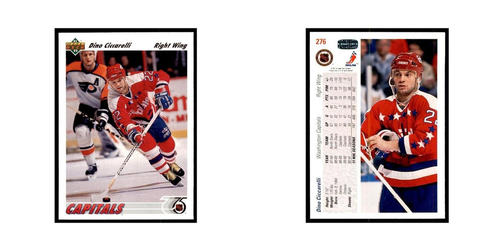 1991 Upper Deck Dino Ciccarelli Hockey Cards #276