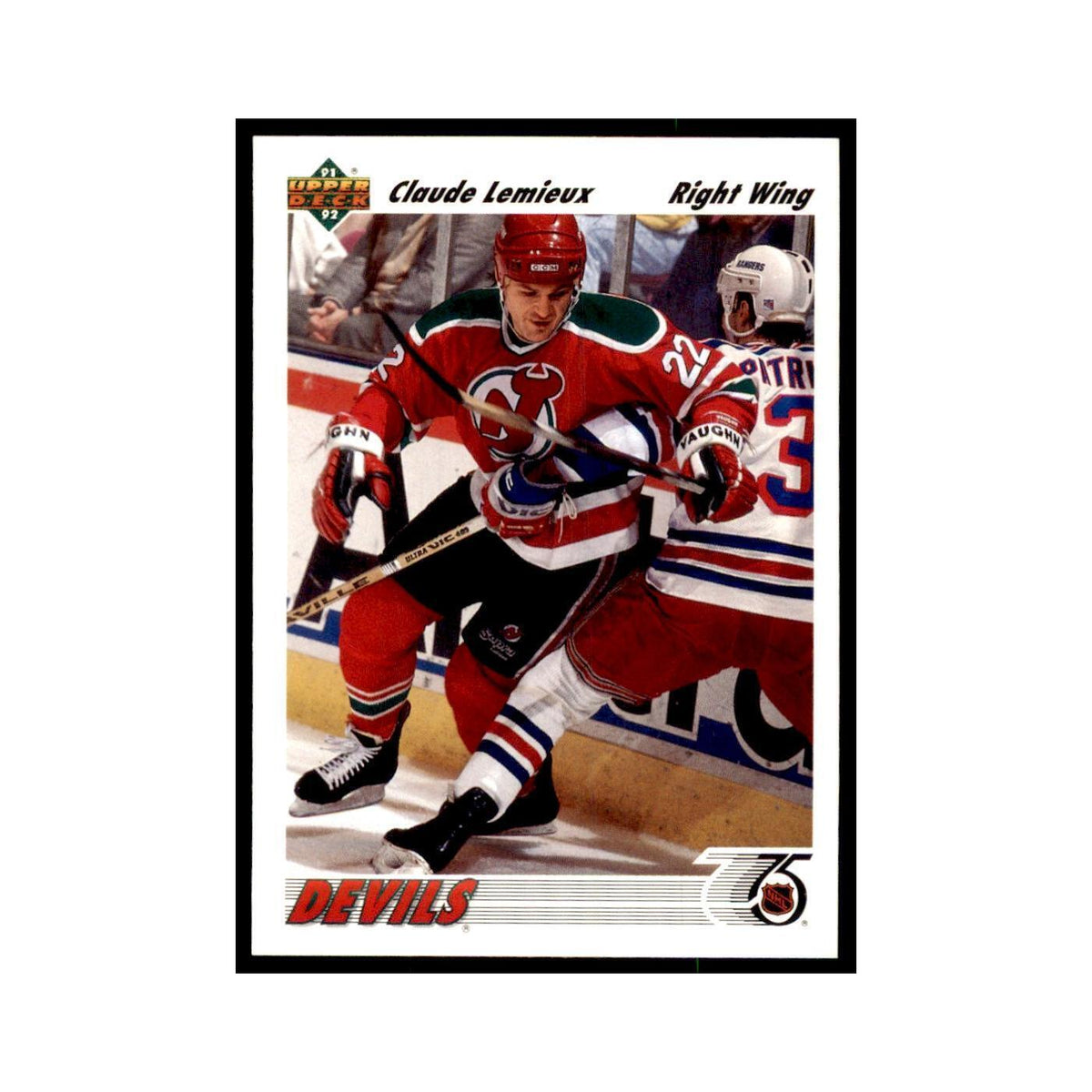 1991 Upper Deck ClaudeLemieux Hockey Cards #294