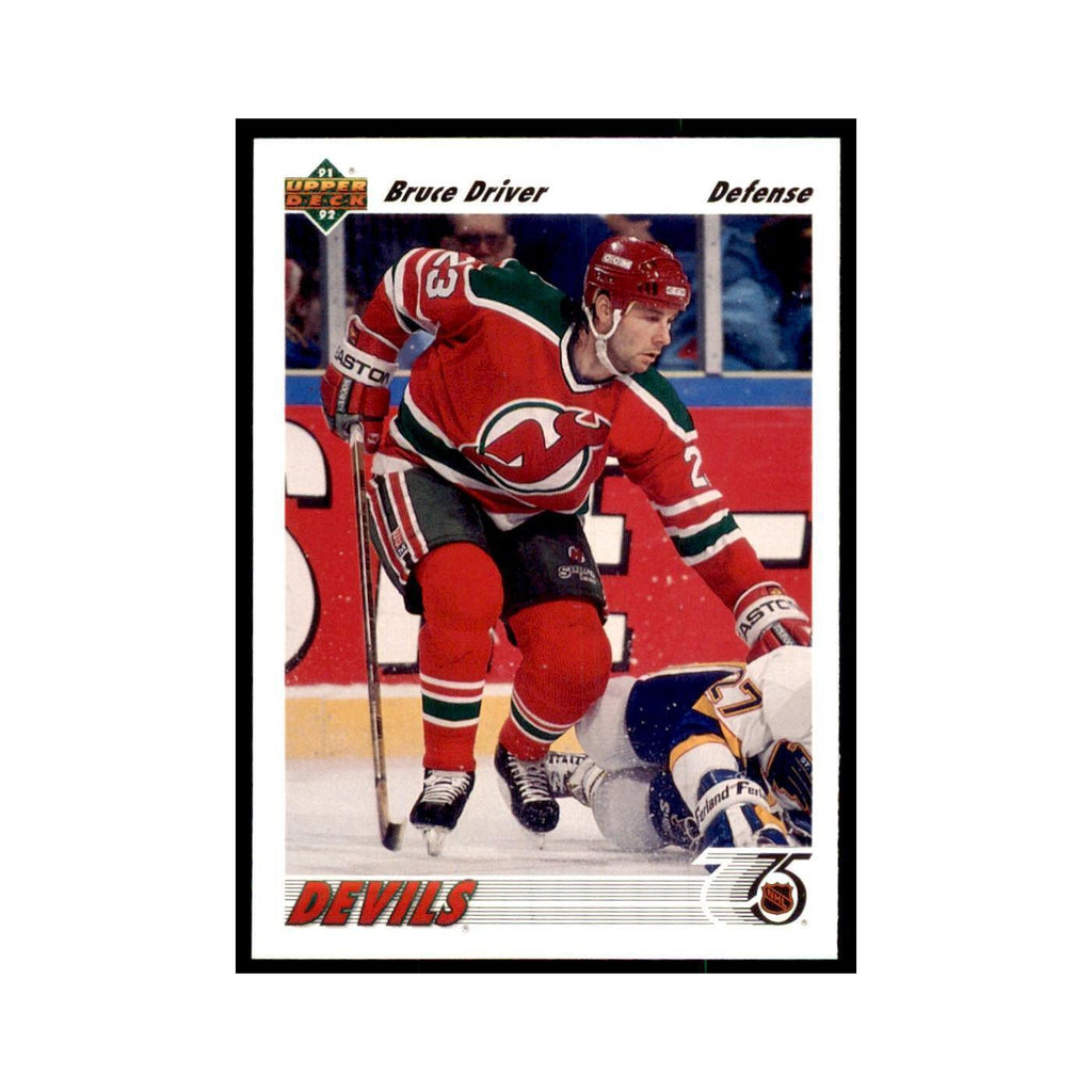 1991 Upper Deck Bruce Driver Hockey Cards #292