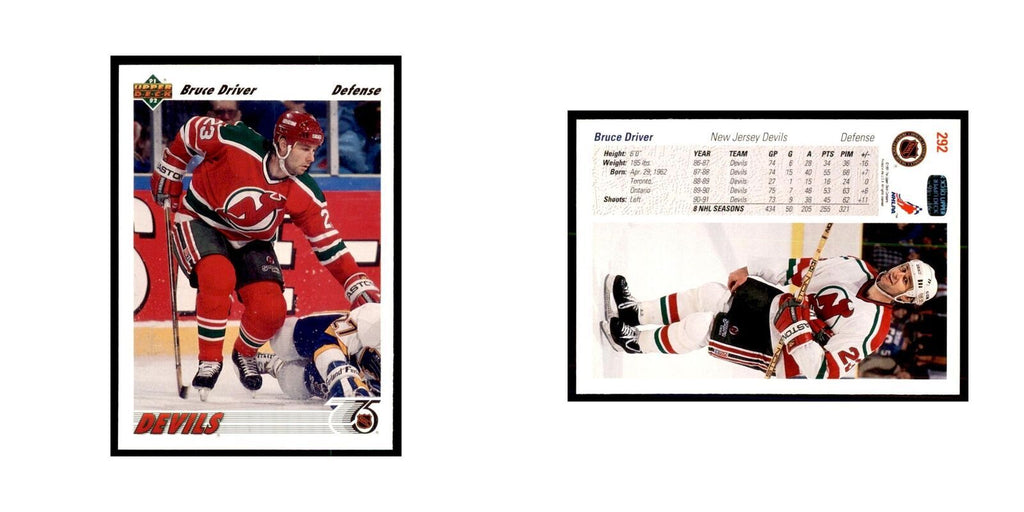 1991 Upper Deck Bruce Driver Hockey Cards #292