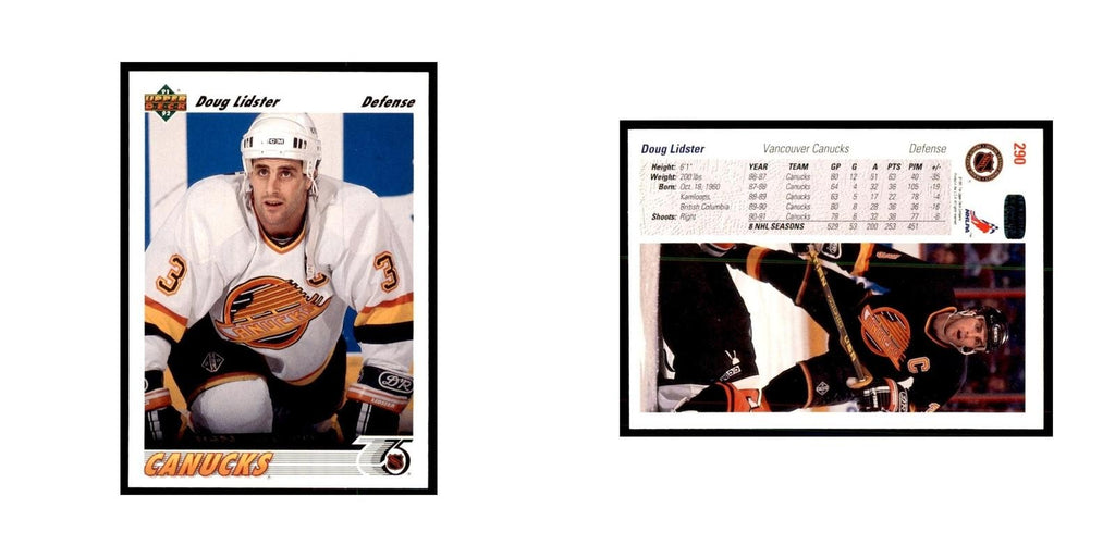 1991 Upper Deck Doug Lidster Hockey Cards #290