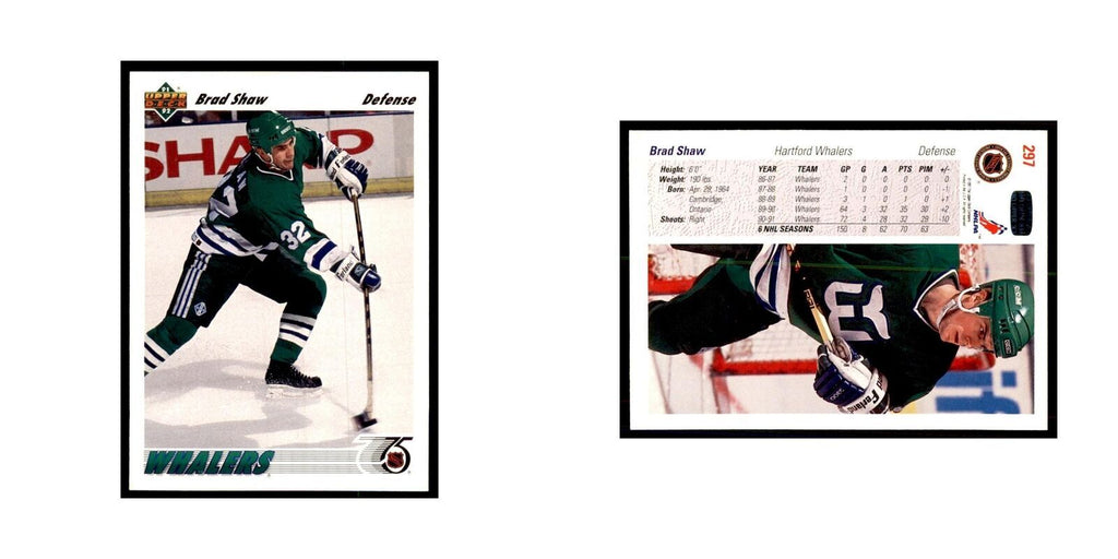 1991 Upper Deck Brad Shaw Hockey Cards #297