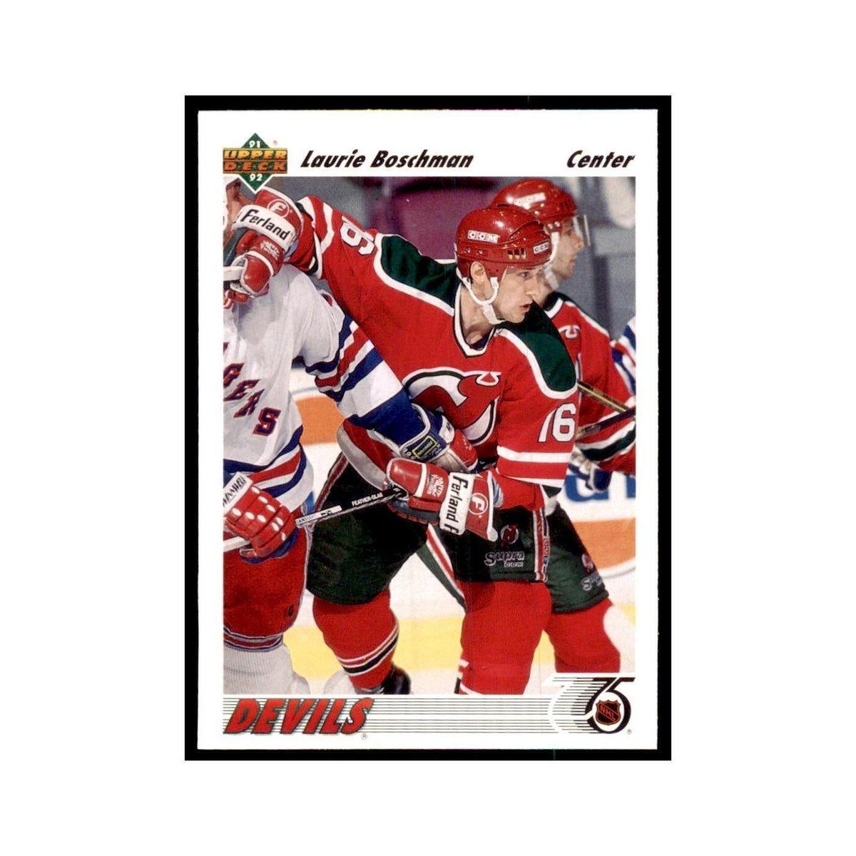 1991 Upper Deck Laurie Boschman Hockey Cards #279