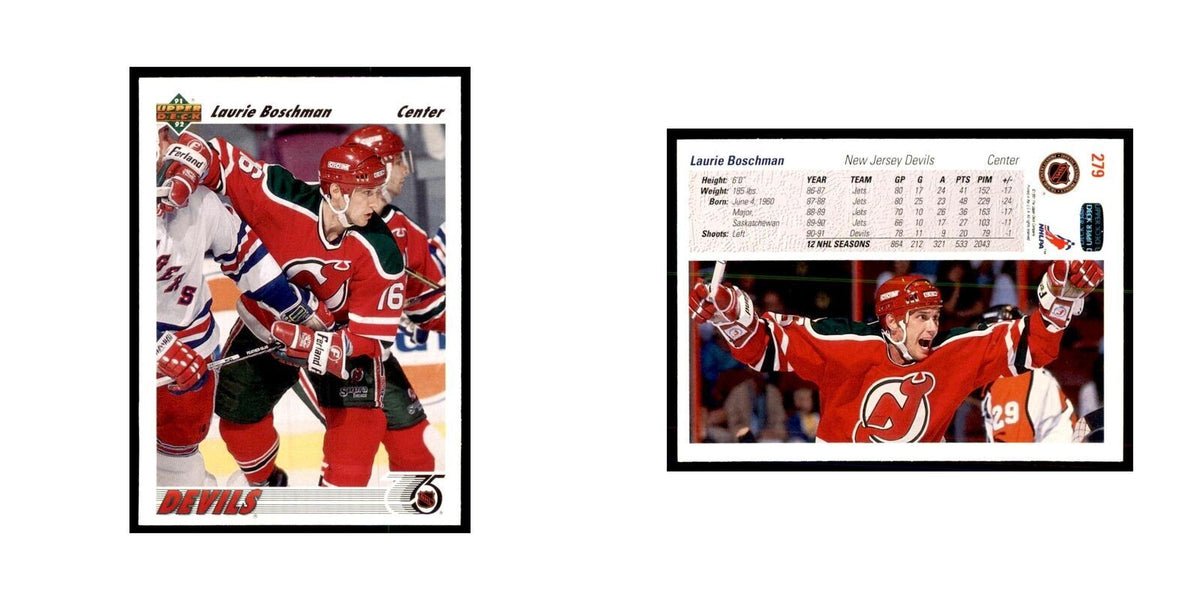 1991 Upper Deck Laurie Boschman Hockey Cards #279