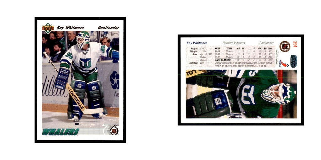 1991 Upper Deck Kay Whitmore Hockey Cards #291