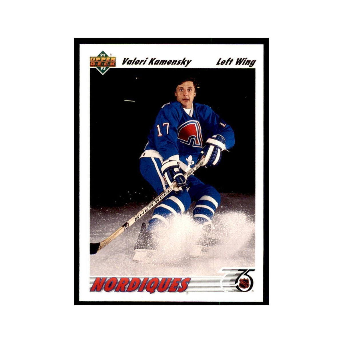 1991 Upper Deck Valeri Kamensky Hockey Cards #273