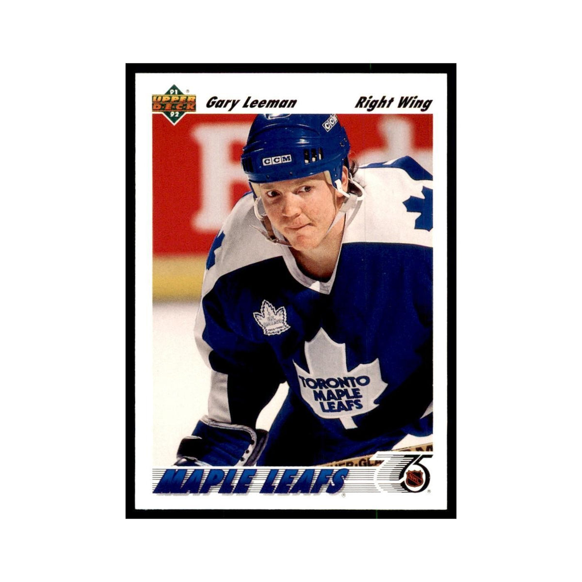 1991 Upper Deck Gary Leeman Hockey Cards #272