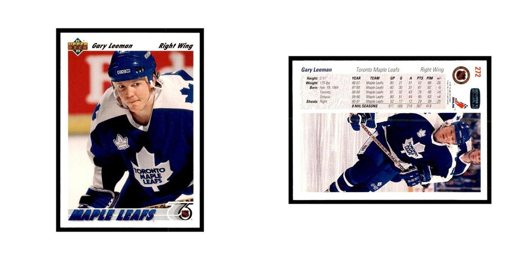 1991 Upper Deck Gary Leeman Hockey Cards #272