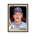 1983 Fleer Greg Pryor Baseball Cards #121