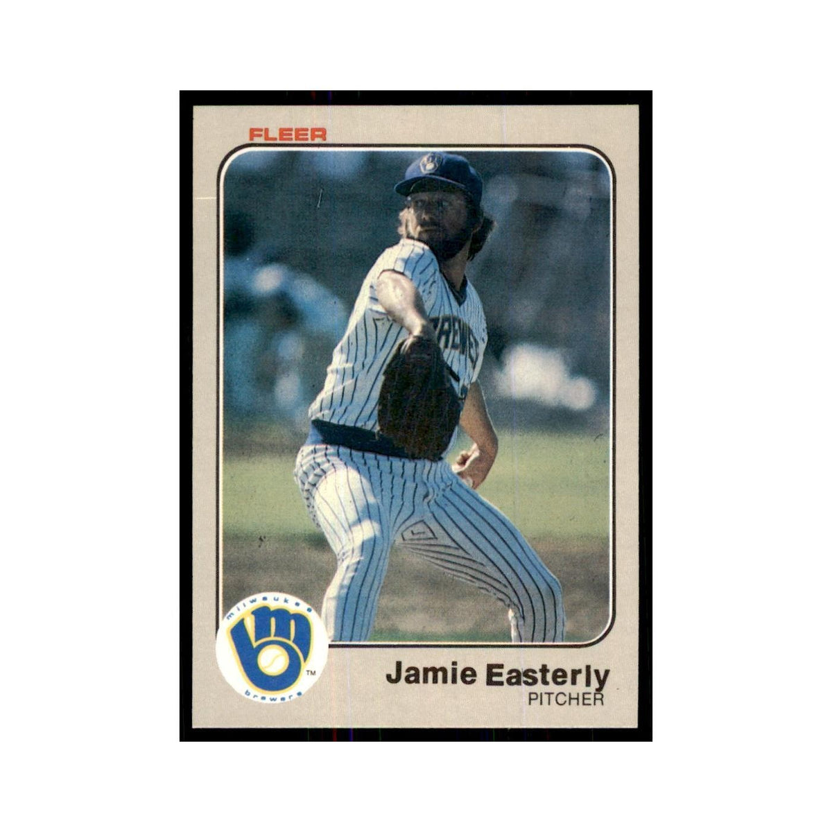 1983 Fleer Jamie Easterly Baseball Cards #31