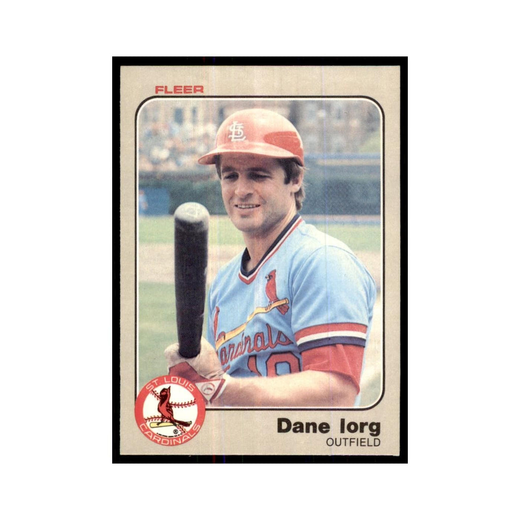 1983 Fleer Dane Iorg Baseball Cards #10