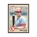 1983 Fleer Dane Iorg Baseball Cards #10
