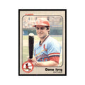 1983 Fleer Dane Iorg Baseball Cards #10